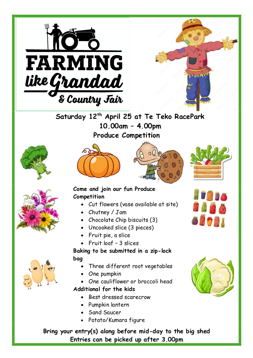 Produce Competition poster