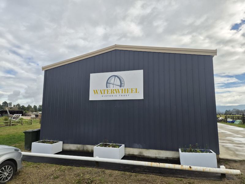 photo of new shed sign